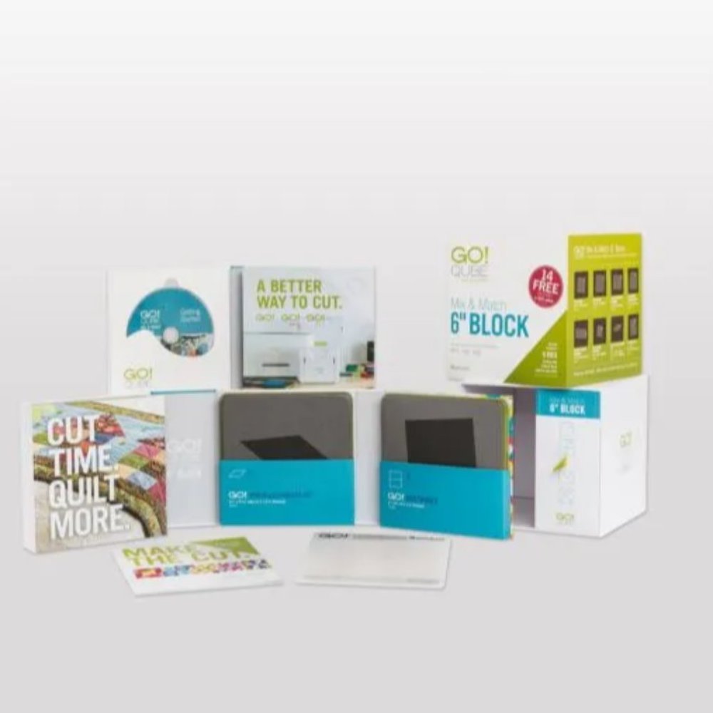 AccuQuilt GO! Qube Mix and Match 6 Inch Block, NWT, Never Opened!